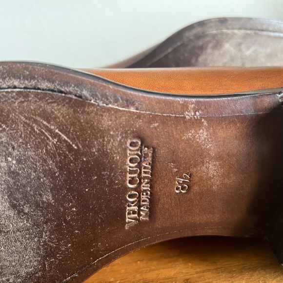 Cognac size 8 1/2 (9 1/2) whole-cut lace ups - Picture 11 of 12